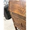Image 4 : Antique Quarter Sawn Oak Secretary Desk & Bookcase - Approx: 30.5 x 16.25" & 64"T