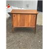 Image 1 : Mid Century LP Record Storage Cabinet - Approx: 32 x 16.5 & 28"T - see all photos