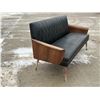 Image 5 : Mid Century Bentwood / Vinyl 3 Seater Couch (Approx: 71.5"W 26"D 33"T and 16" seat Height