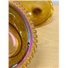Image 4 : Carnival Glass Hen On Nest Candy Dish - see all photos Approx: 7"W 5.25"T