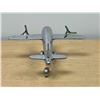 Image 4 : Aluminum Airplane Décor Piece - Approx: 13.5" across wings and 11.75" long
