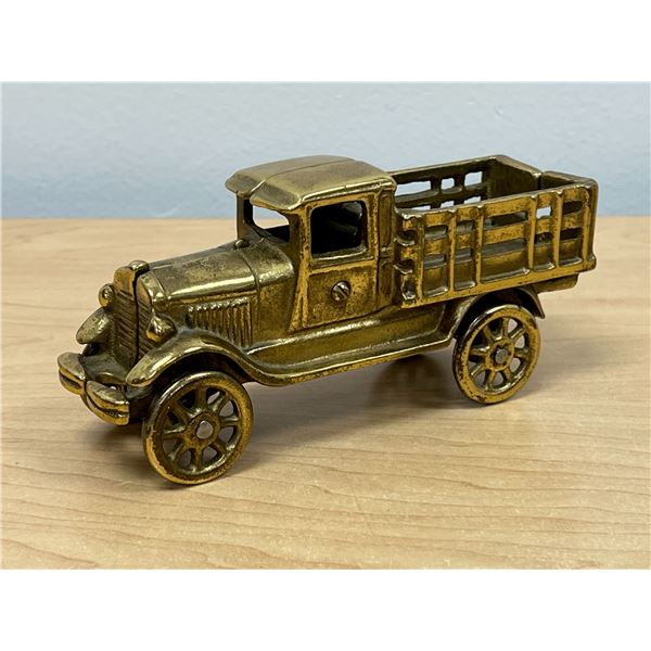 Quality Canadian Brass Delivery / Farm Truck 6.5"