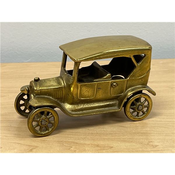 Quality Canadian Brass Model T Style Car Figure 6.25"