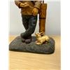 Image 3 : Larger Golfer Décor Piece - see all photos - Base approx: 8x6" stands about 13"T