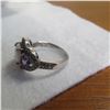 Image 5 : 925 Silver ring with opal & purple stones.  Stunning!  Approx size 6.5.  Marked 925