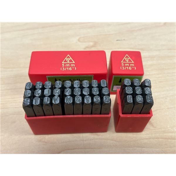 Lee Valley Letters & Numbers Punch Sets
