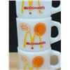 Image 3 : 3 Fire King McDonald's Canada Stacking Mugs