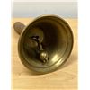 Image 4 : Good Quality Brass Bell with Wood Handle - WORKS!! 10" tall