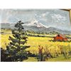 Image 2 : Original C. Niven Painting - nice textures and colors - smaller frame approx: 15.25 x 12.5"