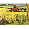 Image 4 : Original C. Niven Painting - nice textures and colors - smaller frame approx: 15.25 x 12.5"