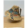 Image 3 : R. Collins Northwest Coast First Nations Killer Whales Painted Woven Hat 14.25"W