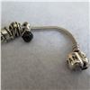 Image 7 : PANDORA bracelet with 9 charms in Pandora box.  Marked 925