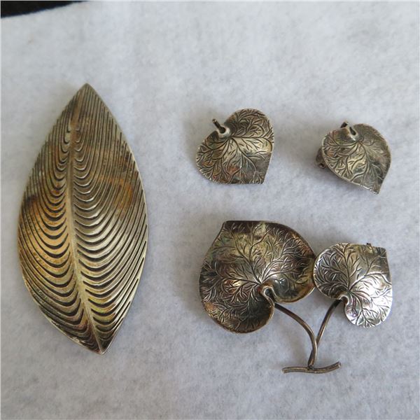 STERLING jewellery lot, made in Denmark.  Marked Sterling, Made in Denmark