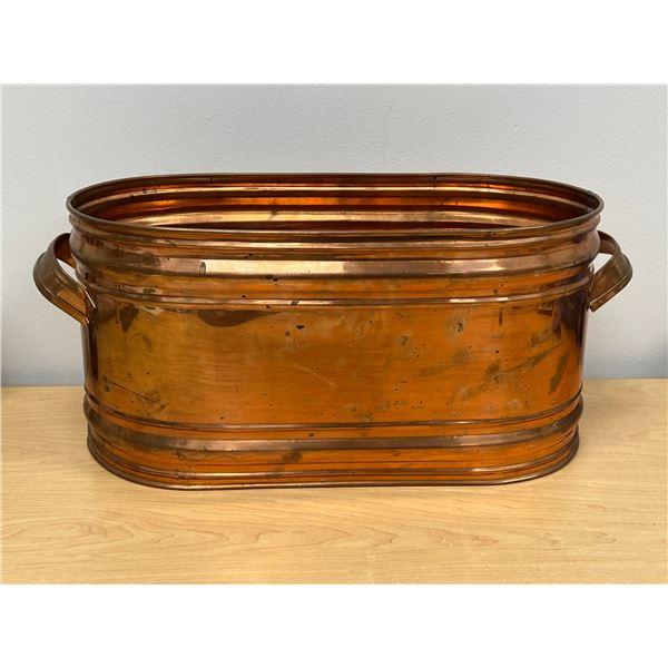 Canadian Van Dyk Copper Boiler with Handles - Approx: 19 x 10 & 9.5"T