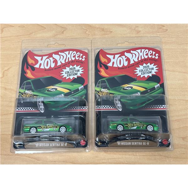 2 Hot Wheels 2025 Collector Edition 1991 Nissan Sentra SE-R