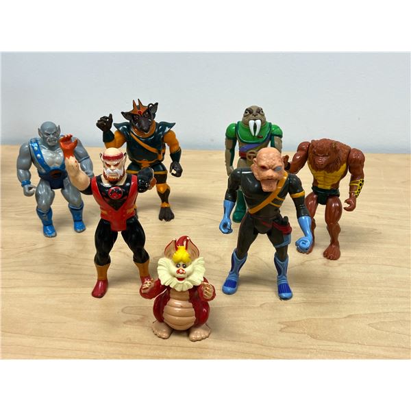 7 Thundercats 1980s LJN Action Figures - Tallest 6.75" (see all photos for details)