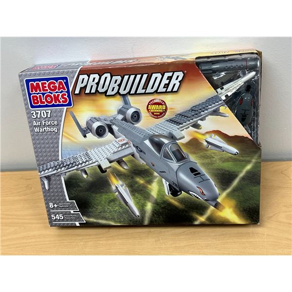 Sealed Mega Bloks Pro Builder Air Force Warthog 545 pcs