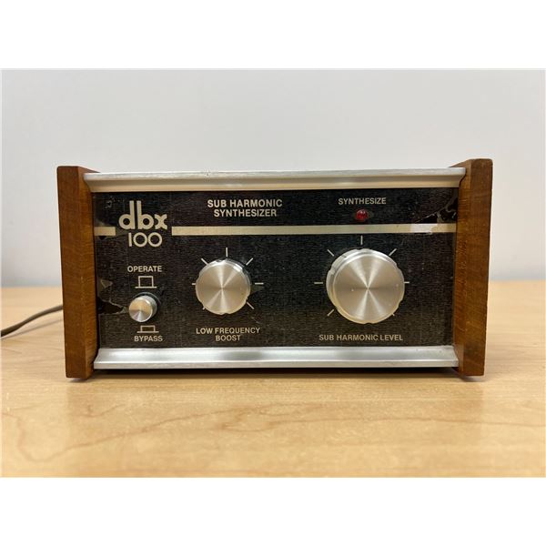 Vintage dbx 100 Sub Harmonic Synthesizer - see photos, not tested