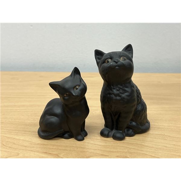 2 Beswick England Cat Figures - taller 4"