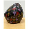 Image 5 : Clay Folk Art Mother & Child Sculpture - Approx: 6.5"W 6.5"T
