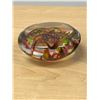 Image 4 : 2 Art Glass Paperweights - larger 4"