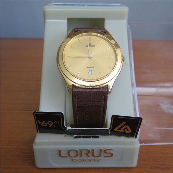 LORUS vintage woman's watch.  Appears in new working condition.  No COA - please see photos.