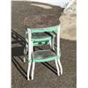 Image 4 : Rustic Fold Out Step Stool - or fun plant Stand