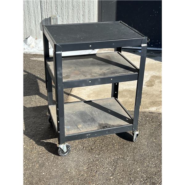 Heavy Duty Rolling Cart - Approx: 24.5 x 18" (height is adjustable)