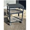 Image 1 : Heavy Duty Rolling Cart - Approx: 24.5 x 18" (height is adjustable)