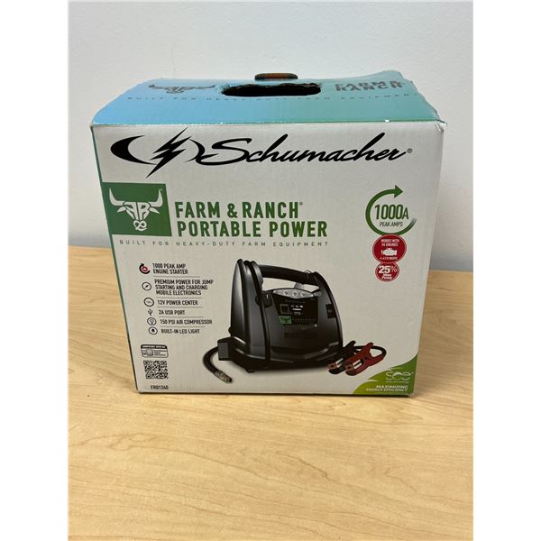 Farm & Ranch Portable Power Jump Start / Charging 1000 Peak amps (see photos)