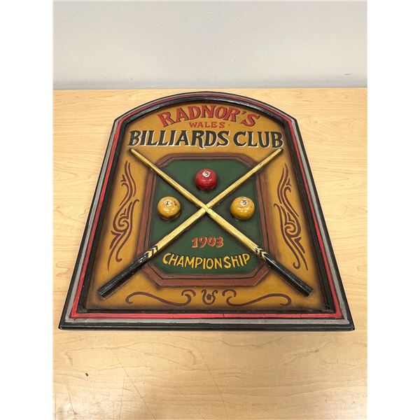 Vintage Style Painted Wood Bar Sign Décor - Approx: 21.5 x 16.5"