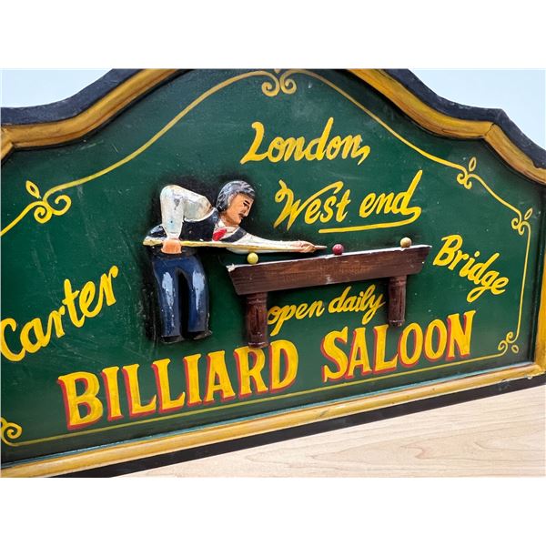 Vintage Style Painted Wood Bar Sign Décor - Approx: 24 x 14"