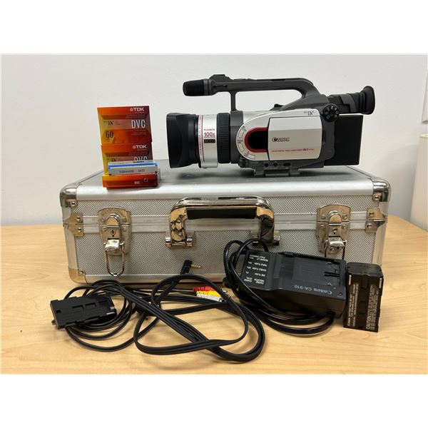 Canon Mini DV Digital Video Camera GL1 & Accessories - see all photos, not tested