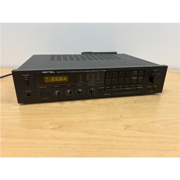 Rotel AM/FM Stereo Receiver RX-850 (see all photos, not tested)