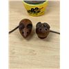 Image 2 : Danish Teak Salt & Pepper with French Herb Mill / Grinder