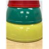 Image 2 : Vintage Pyrex Primary Colors Nesting / Mixing Bowls (largest 4 Qt.) - see all photos