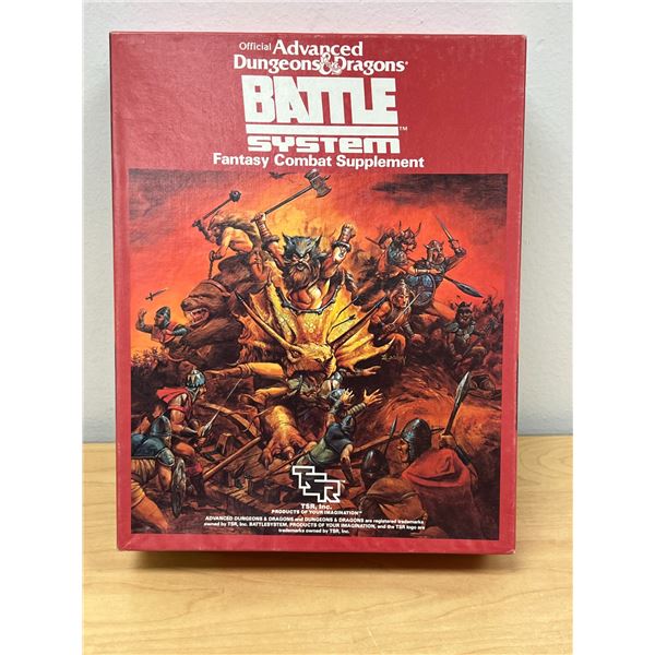1985 TSR Official Advanced Dungeons & Dragons Battle System Fantasy Combat Supplement 1019