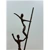 Image 4 : Children On A Ladder Metal Décor Piece 26.5"T