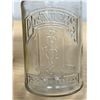 Image 3 : Planters Mr. Peanut Ceramic Canister & Embossed Glass Jar - Canister 9"T 8"W
