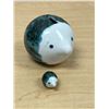 Image 4 : Nicely Done Ceramic Hedgehogs - Larger is a Coin Bank - Larger 3.5"T
