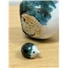 Image 5 : Nicely Done Ceramic Hedgehogs - Larger is a Coin Bank - Larger 3.5"T