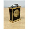 Image 2 : Howard Miller Small Mantle / Clock Model 621-244 - started running with Battery 4.5"T 3"W