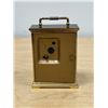 Image 4 : Howard Miller Small Mantle / Clock Model 621-244 - started running with Battery 4.5"T 3"W