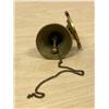 Image 5 : Set of 6 Etched Brass Bells & 1 Nautical Style Brass Bell - larger is 4"
