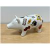 Image 2 : Large Piggy & Co Banking Coin Bank Piggy Bank 12.5"W