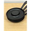 Image 2 : 4 Cast Iron Doughnut Skillets / Pans 5"