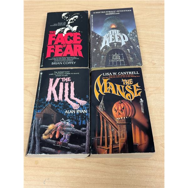 4 Thriller / Crime Suspense Paperback Books - see all photos for details