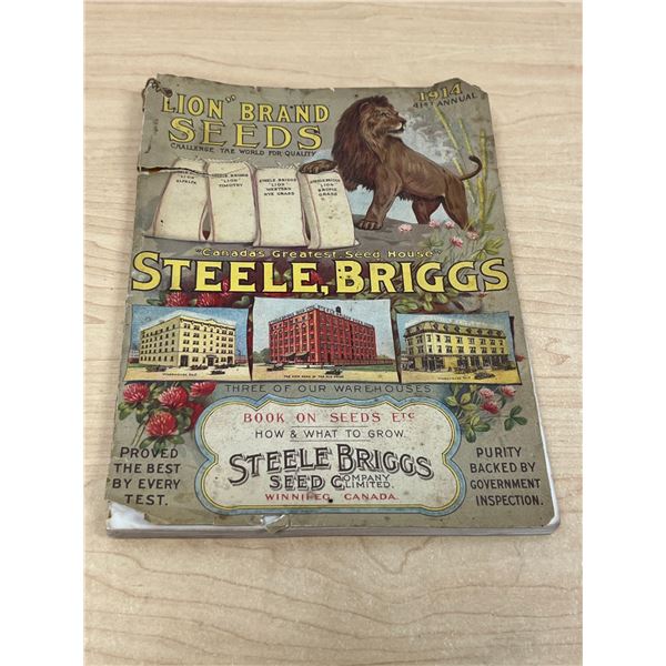 1914 Steele Briggs (Winnipeg) Seed Company Catalogue (see all photos) 136 pgs