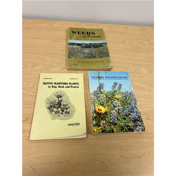 3 Canadian Plants / Wildflowers / Weeds Books - see all photos