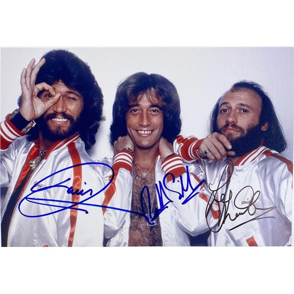 The Bee Gees Band facsimile signed  photo